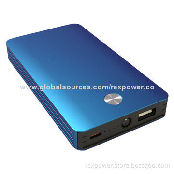 Power Bank for iPhone/Samsung/HTC/Nokia, 8,000mAh Capacity, 5V DC 1A Input, 5V DC 1 + 2.1A Output